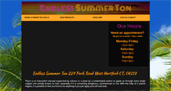 Desktop Screenshot of endlesssummertanct.com